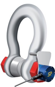 Wired shackle load cell Wired shackle load cell